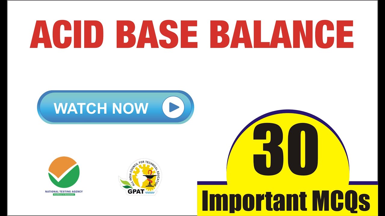 ACID BASE BALANCE MCQs