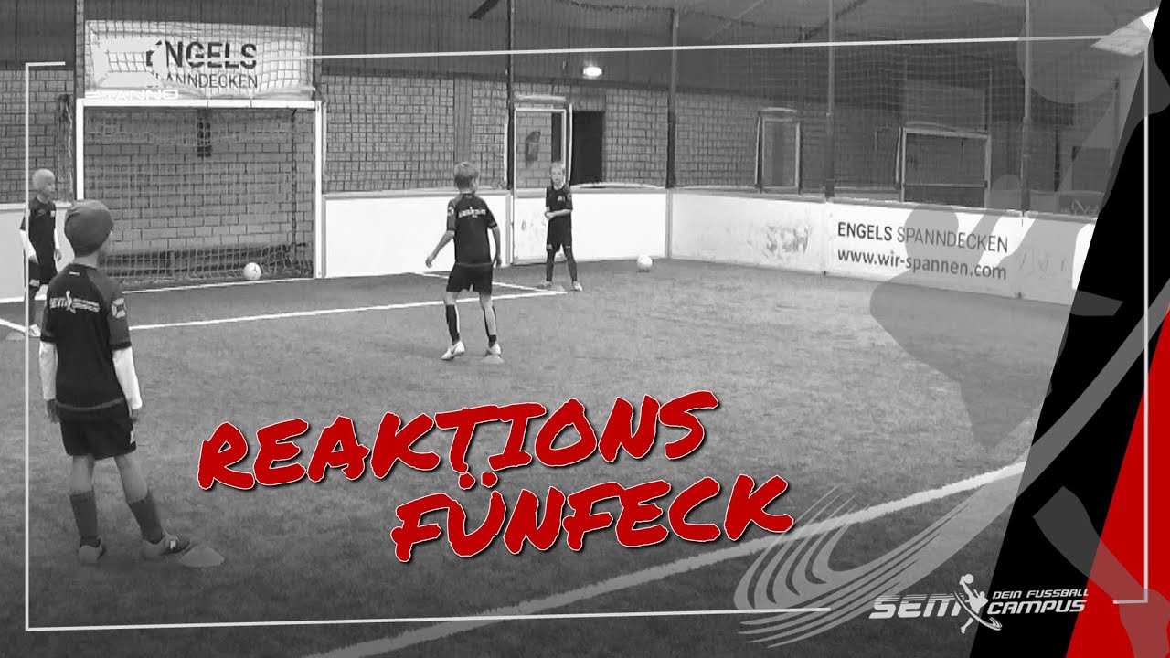 Reaktionsfünfeck - SEM Fußballtraining