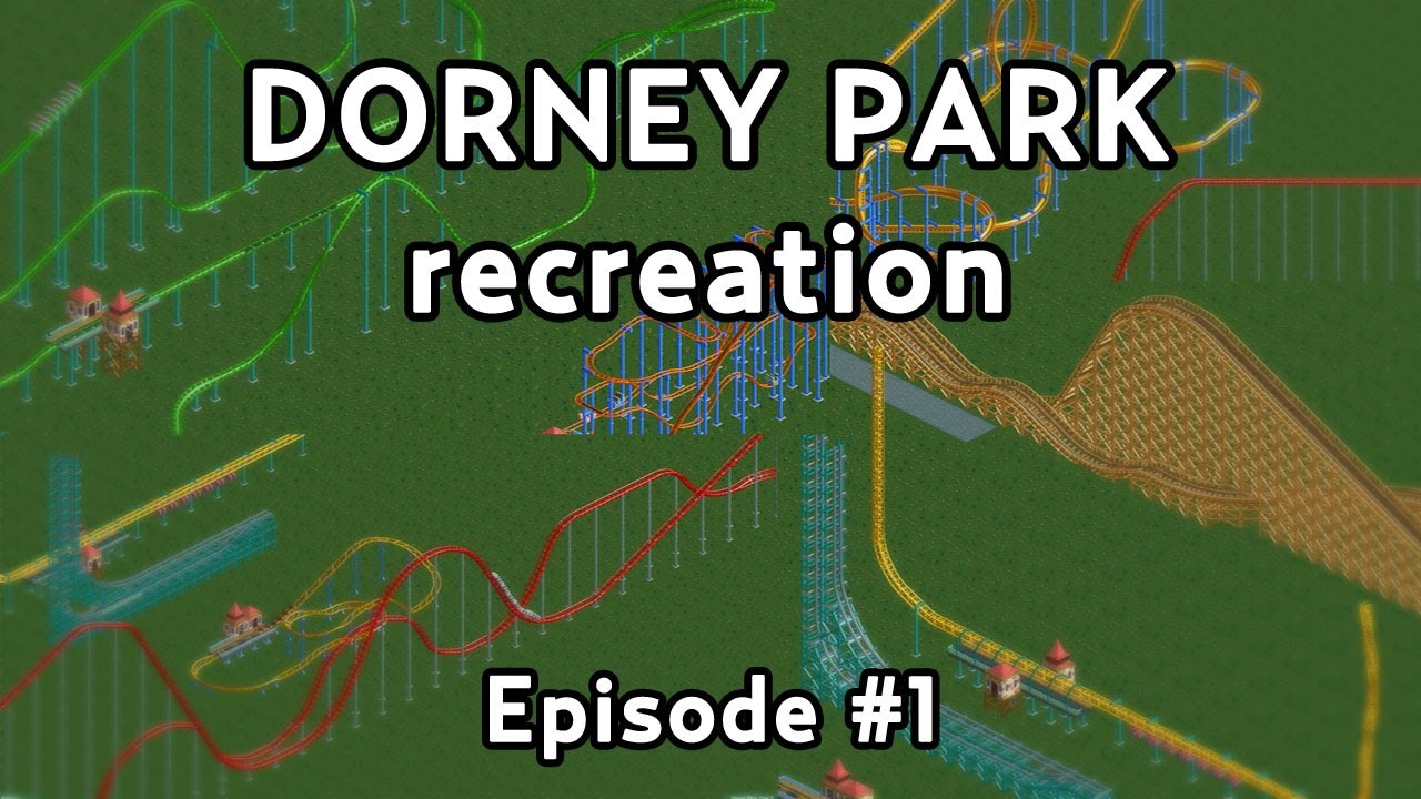 Coaster rough drafts | Dorney Park recreation E1