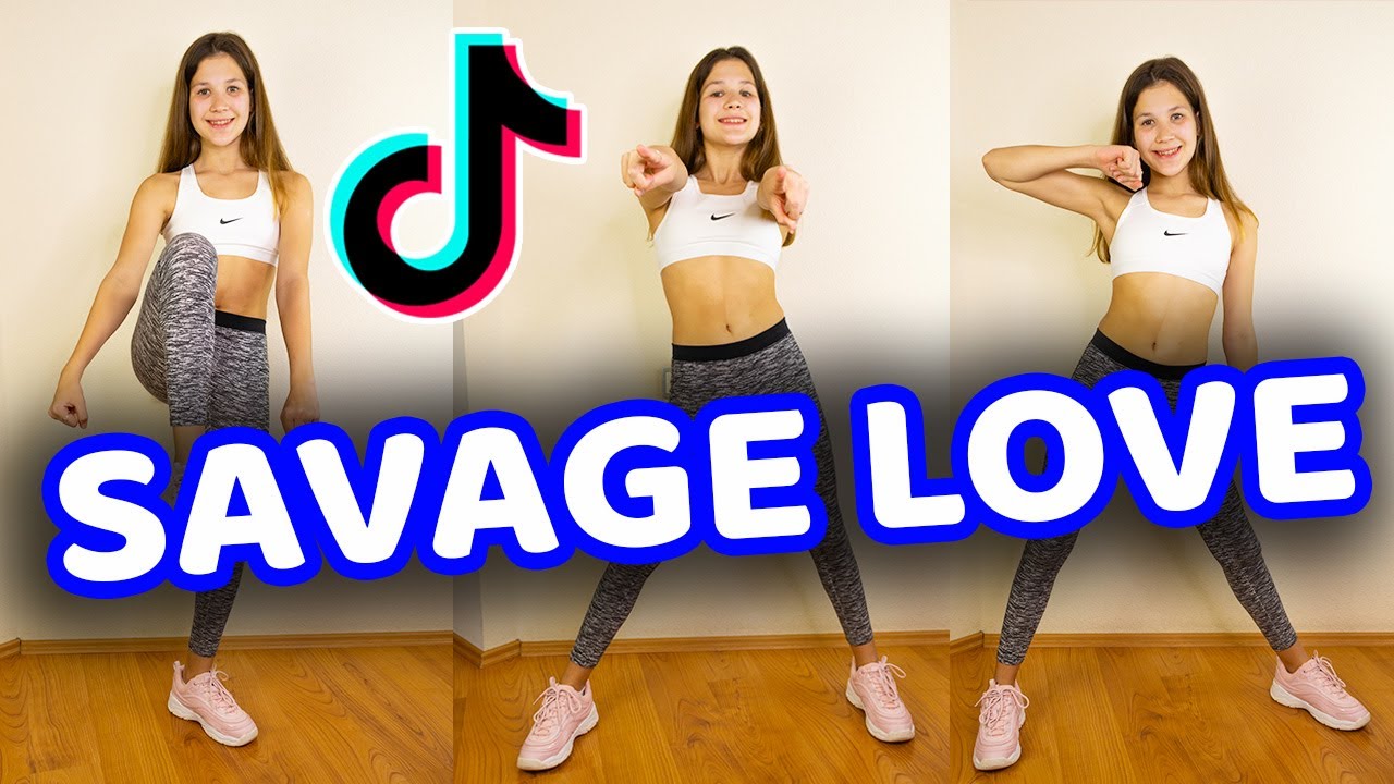 Урок SAVAGE LOVE TIK TOK SLOW - Урок танцев в Tik Tok | Mirrored