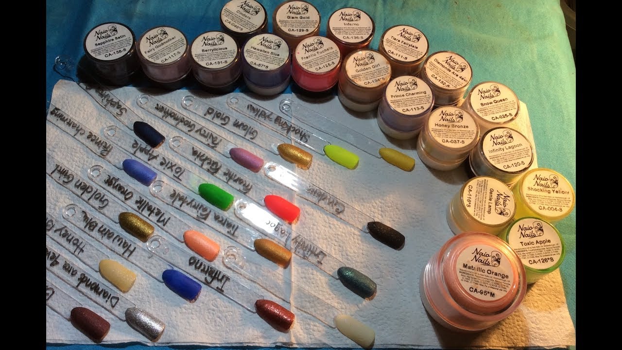 2018&rsquo;s Naio Color Acrylic Powder Haul