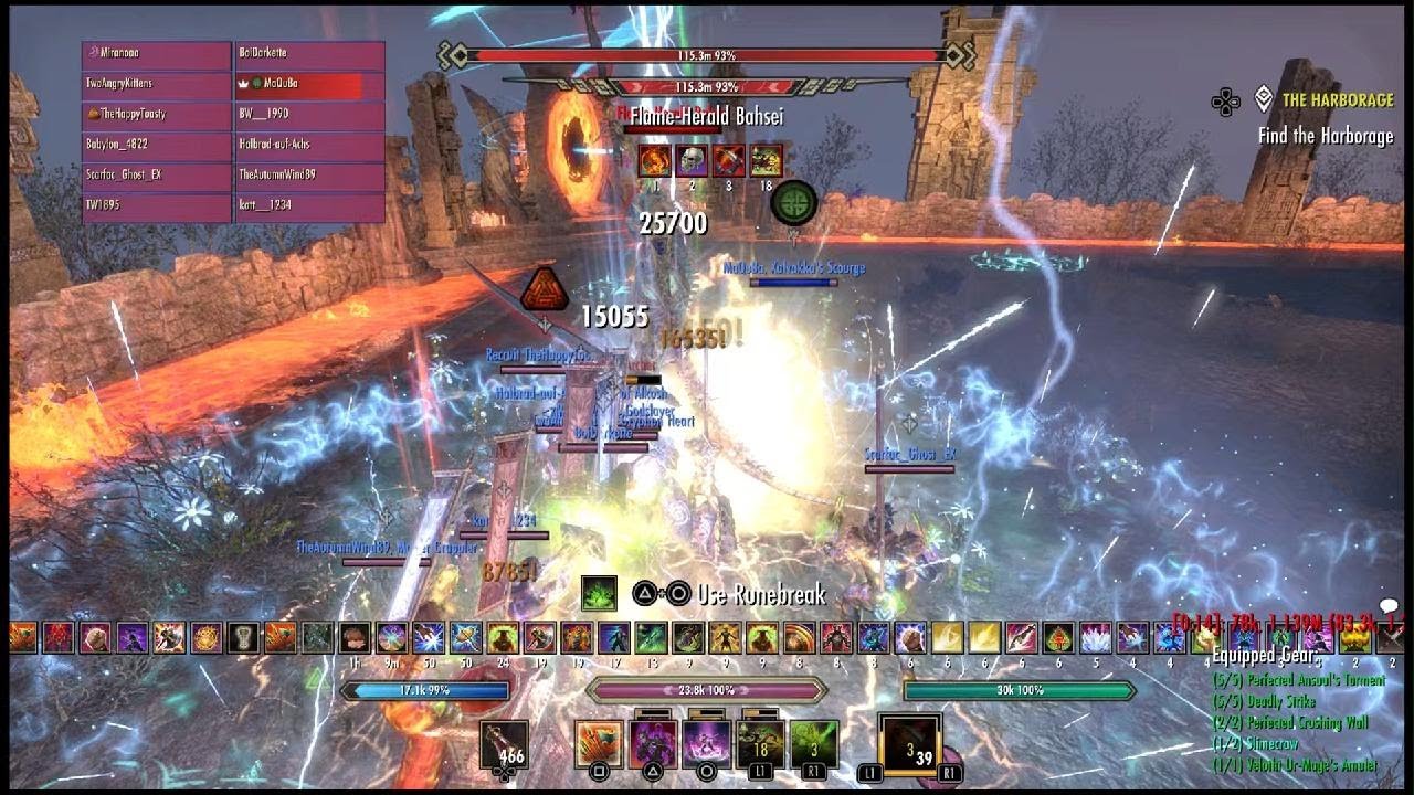 ESO Stamina Arcanist - VRG HM Portal Bahsei PS EU