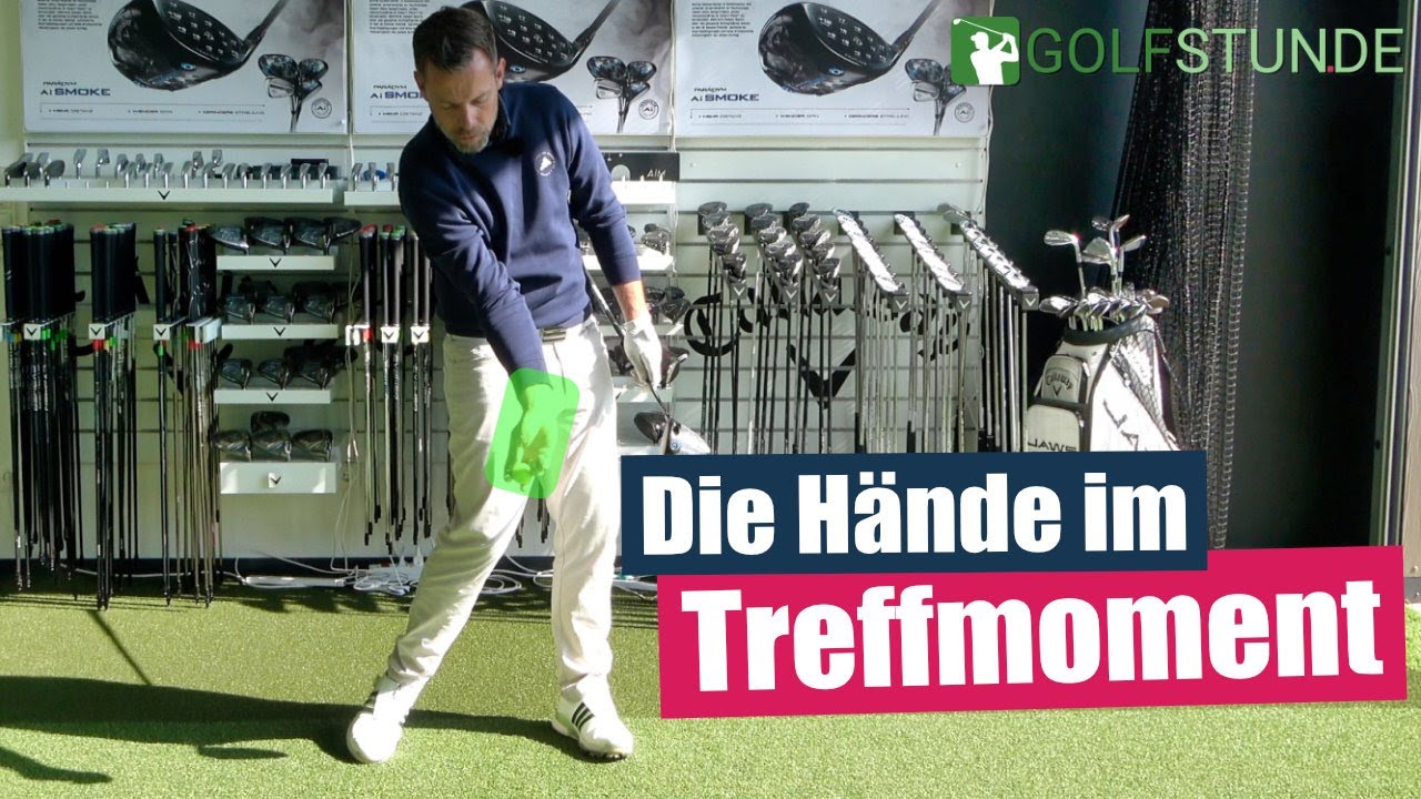 DRIVER + EISEN – Die Hände im Golfschwung und im Treffmoment