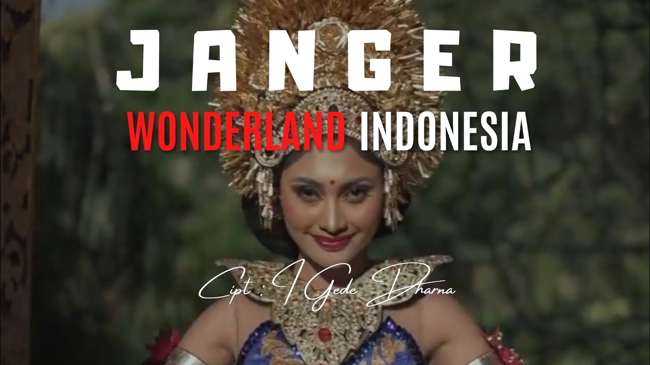 JANGER - LAGU DAERAH BALI LIRIK #jangerbali #lagubali #lagudaerah #wonderlandindonesia