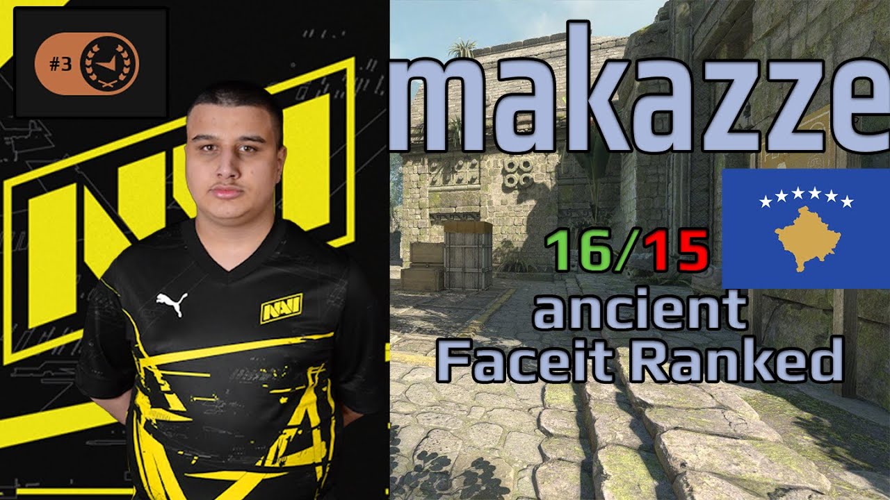 POV: How makazze is #2 on Faceit Ladder. Can he overtake donk? |Jun 25, 2024 | Faceit Ranked #pov
