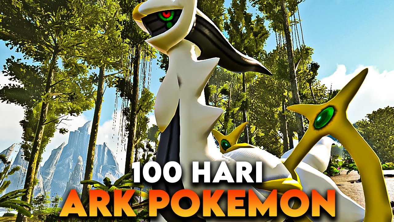 100 Hari Di ARK Survival Evolved Pokemon [FULL MOVIE]