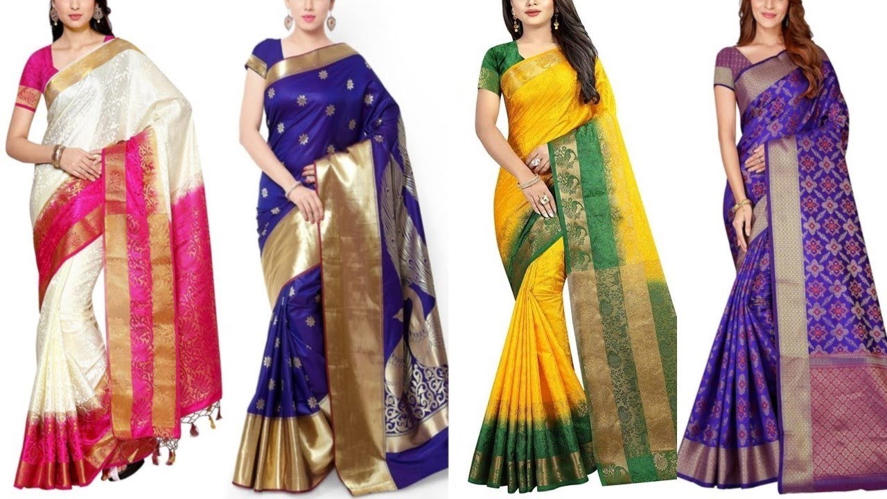 Classy Silk Saree Design Ideas 2020 | Silk Saree Buy Online | Party Wear Saree Collection