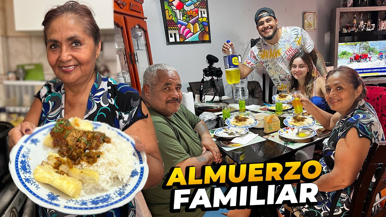 MI NOVIA PRUEBA LA COMIDA DE MI MAMÁ 🥰 *ALMUERZO FAMILIAR*