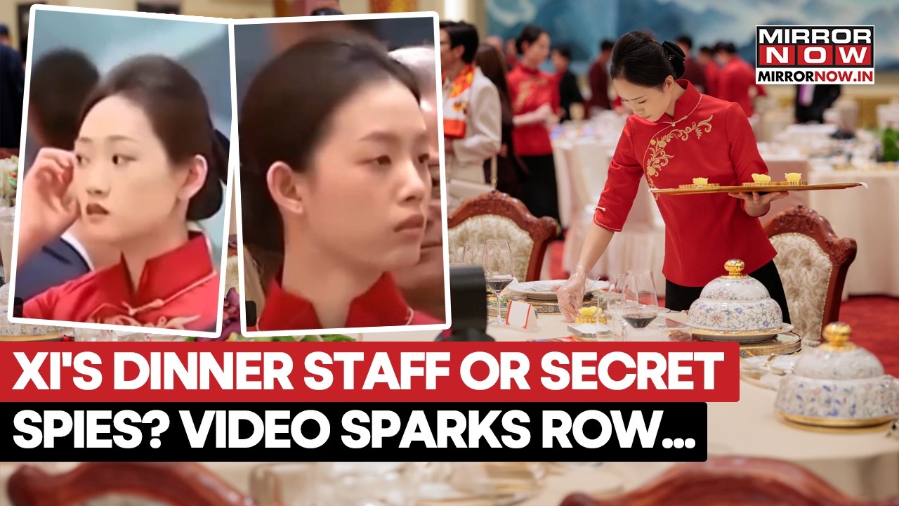 Xi's Dinner Servers Or Chinese Spies? Trump & Co. At State Banquet Spark Bizarre Online Theory
