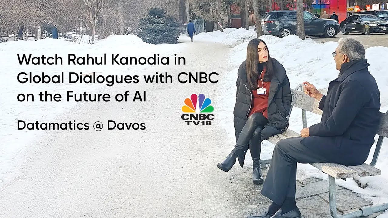 Rahul Kanodia in the Global Dialogues from Davos 2025 on CNBC TV 18