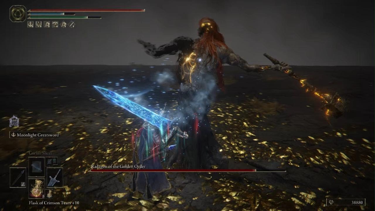 Moonlight Greatsword vs Radagon/Elden Beast (Quick Work) ELDEN RING