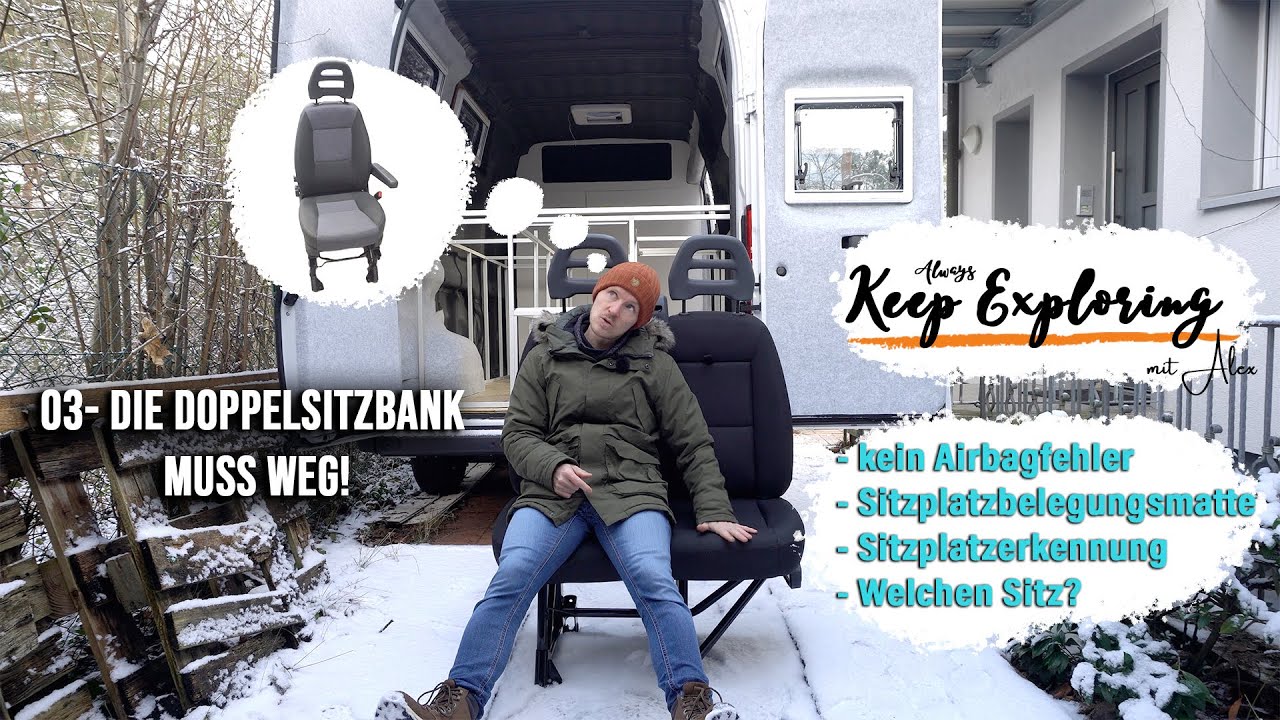 2.03 || Doppelbeifahrersitz durch Einzelbeifahrersitz ersetzen || Fiat Ducato L5H3