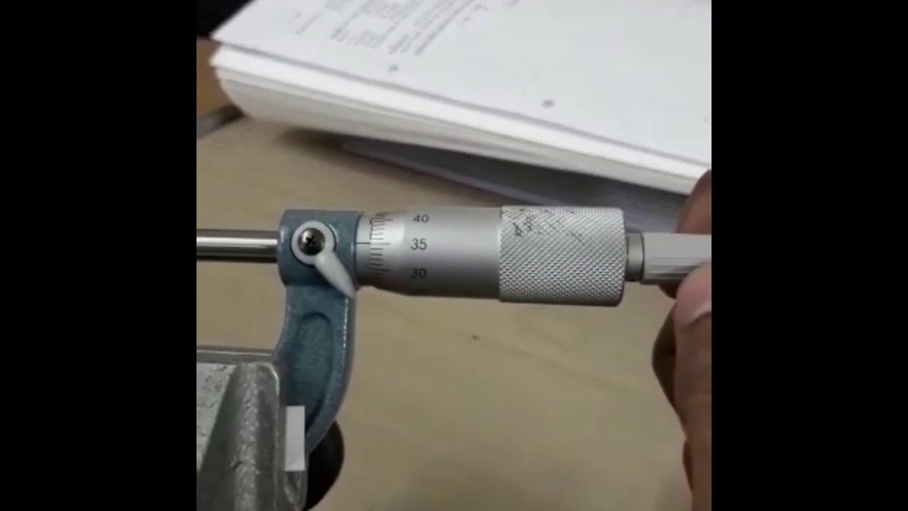Micrometer zero setting