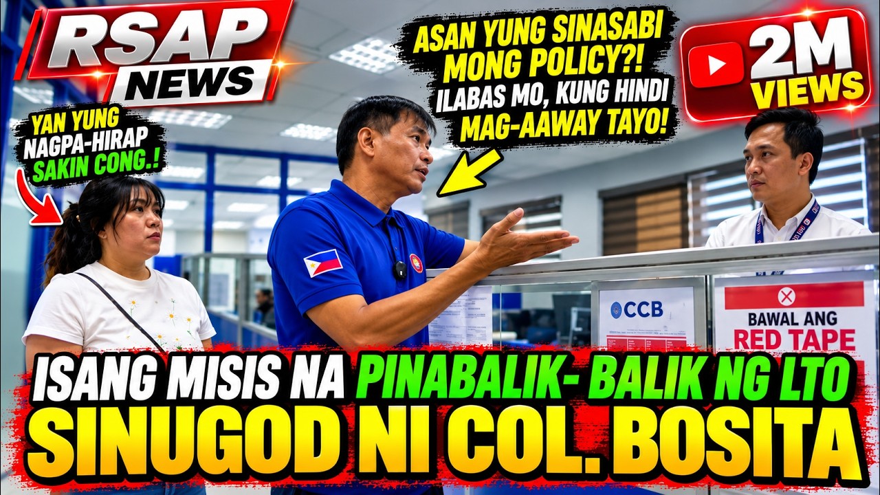 Col. BOSITA: ILABAS mo yung POLICY na sinasabi mo, Kundi MAG- AAWAY TAYO!