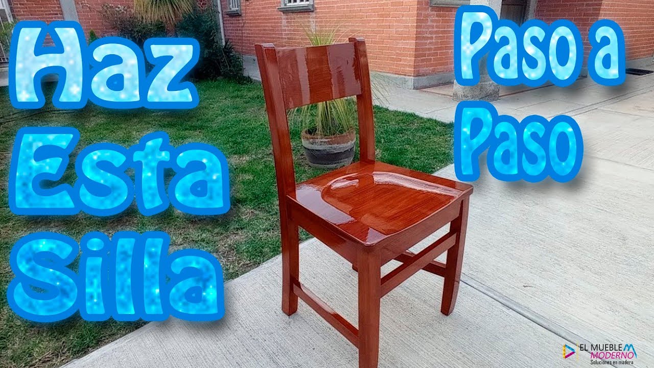 Hacer una Silla Paso a Paso / Espigas Diagonales #elmueblemoderno