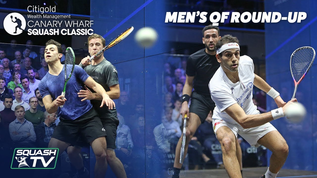 Squash: Canary Wharf Classic 2019 - Quarter Final Roundup