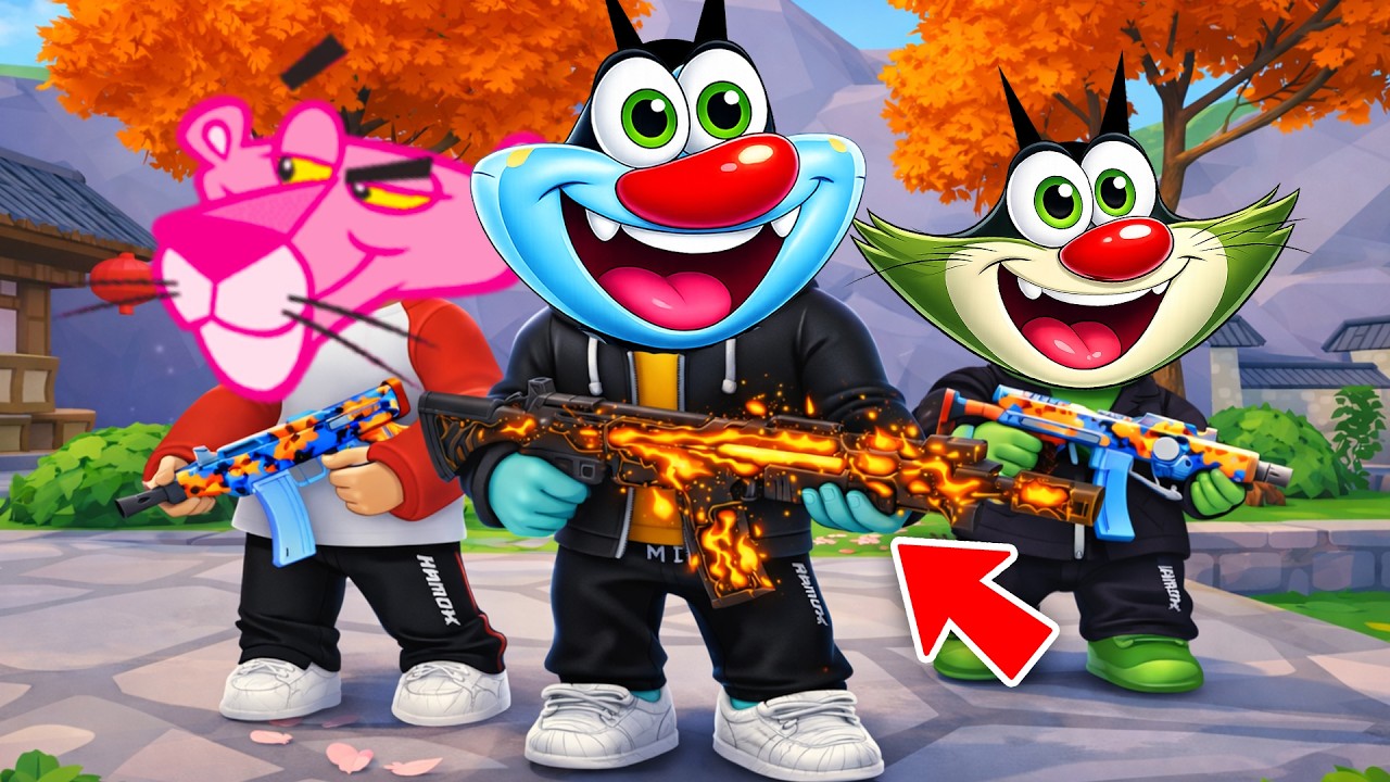 We Found NEW POWERFUL GUN In HYPERSHOT BUT!!! IN Roblox!!- ft.Oggy