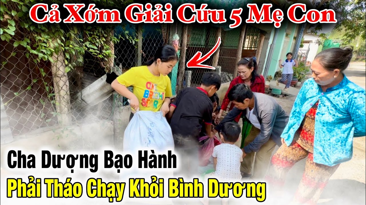 Chấn động..! 5 Mẹ Con “Tháo Chạy” khỏi Bình Dương chỉ vì ông cha dượng