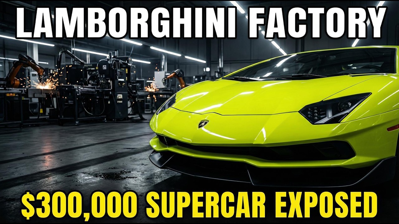 AI Technology Revealed 😱 | How Lamborghini Supercars Are Really Built