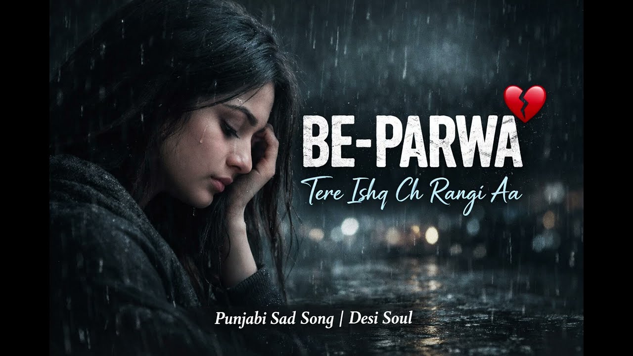 1. Be-Parwa Main Tere Ishq Ch Rangi Aa 💔 | Punjabi Sad Song for Girls | Desi Soul