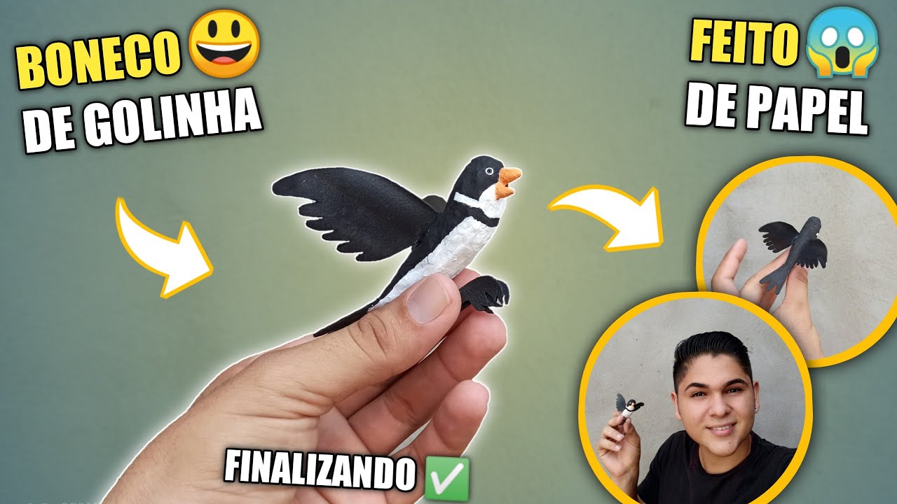😲 FINALIZANDO O BONECO DE GOLINHA! ( Ficou top )