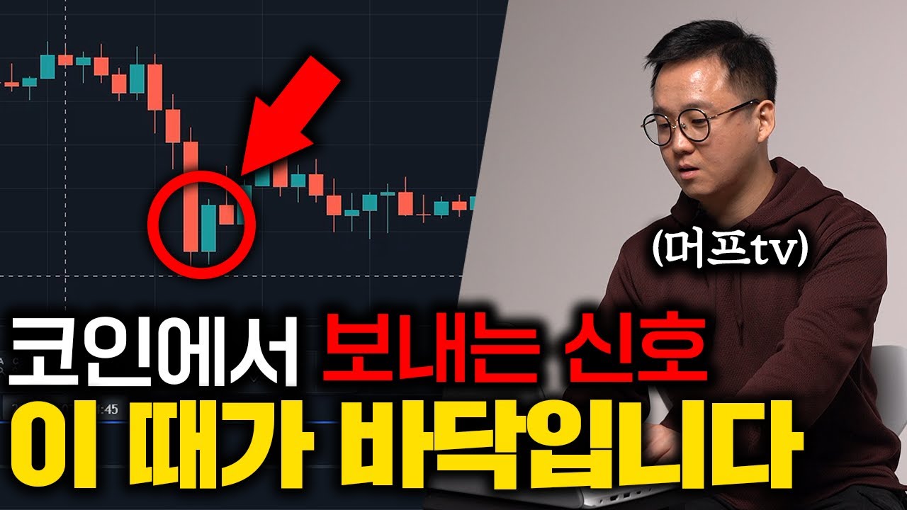 30억 번 사람의 코인 바닥잡는 기술(차트가 보내는 신호)