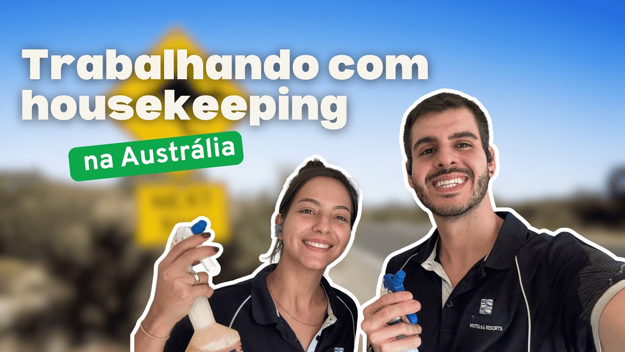 Como é TRABALHAR com LIMPEZA na AUSTRÁLIA | Um dia REAL como Housekeeper em hotel