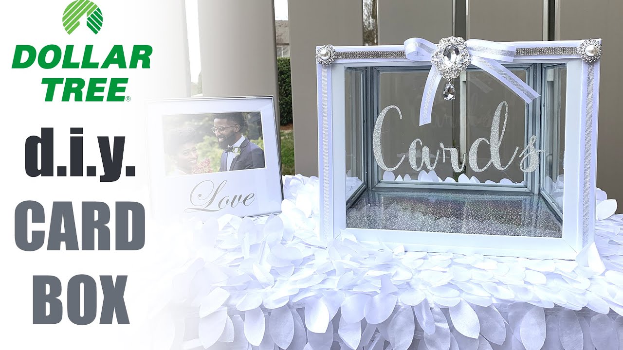Белая гламурная картонная коробка своими руками Dollar Tree — недорого и просто — 12 долларов