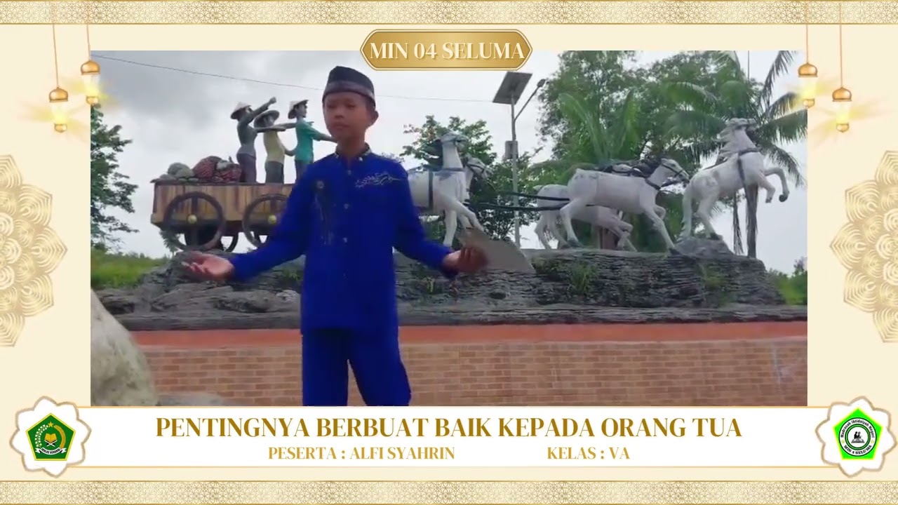 Nama Peserta: Alfi SyahrinKelas: V AJudul Ceramah: Pentingnya Berbuat Baik kepada Orang Tua