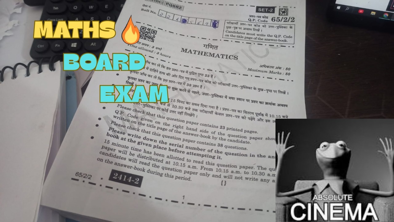CBSE MATHS BOARD EXAM REVIEW #boardexam #maths