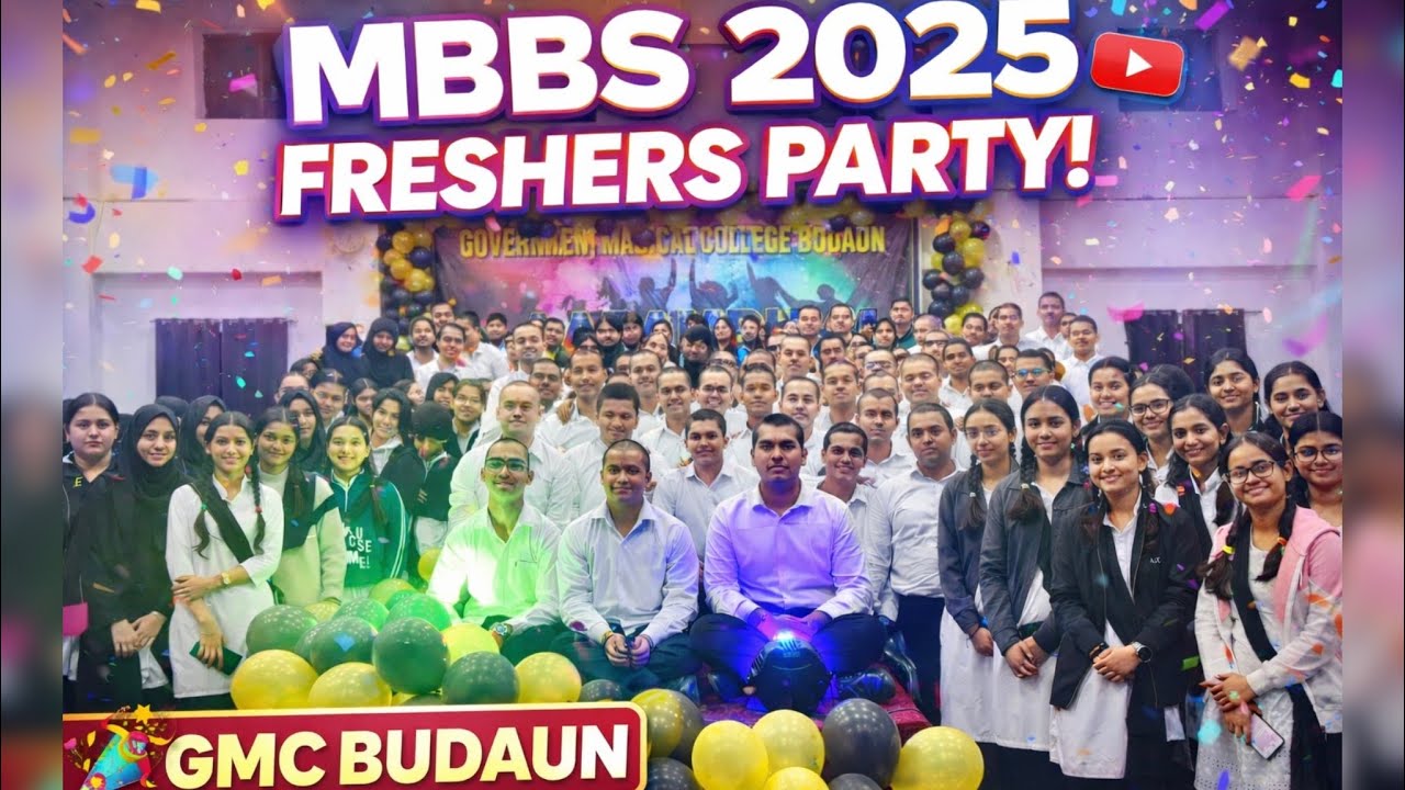 Freshers Party 🥳🎬🎭🎫|GMC Budaun|MBBS 2025|#freshers #mbbs #viral #fyp 