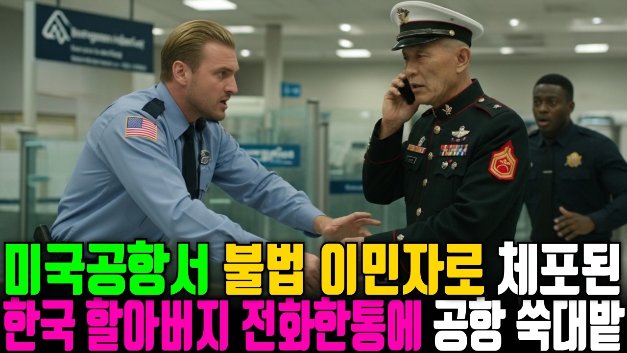 미국 공항 보안요원에게 체포된 특전사 할아버지, 전화 한통으로 공항이 발칵뒤집힌 이유