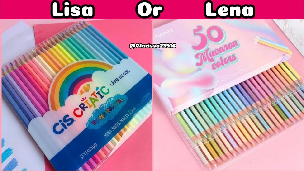 Lisa Or Lena ❤️❤️❤️ [ School supplies - Stationery] Choose your favourite guys 😍❤️