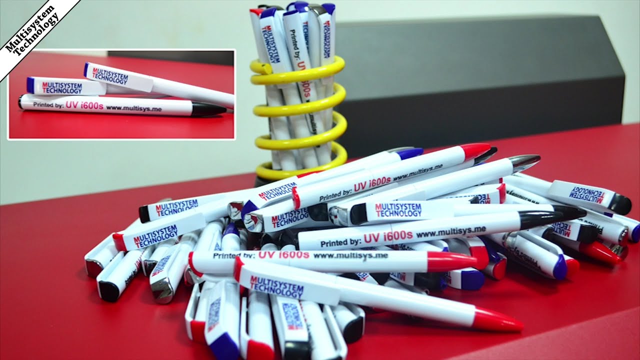 LED UV Flatbed Pen Printer, Pen Printing, Digital Pen Printing Machine