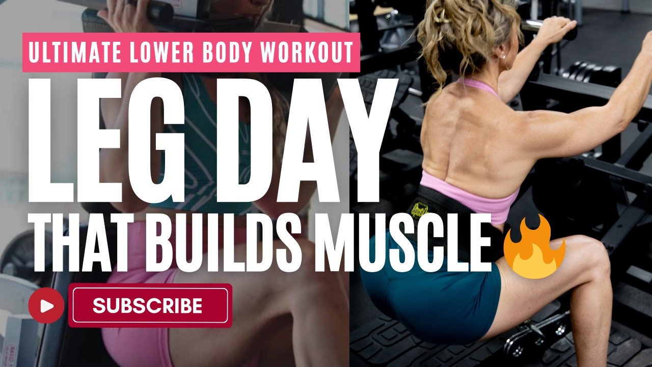 Leg Day That BUILDS Muscle 🔥 | Ultimate Lower Body Workout
