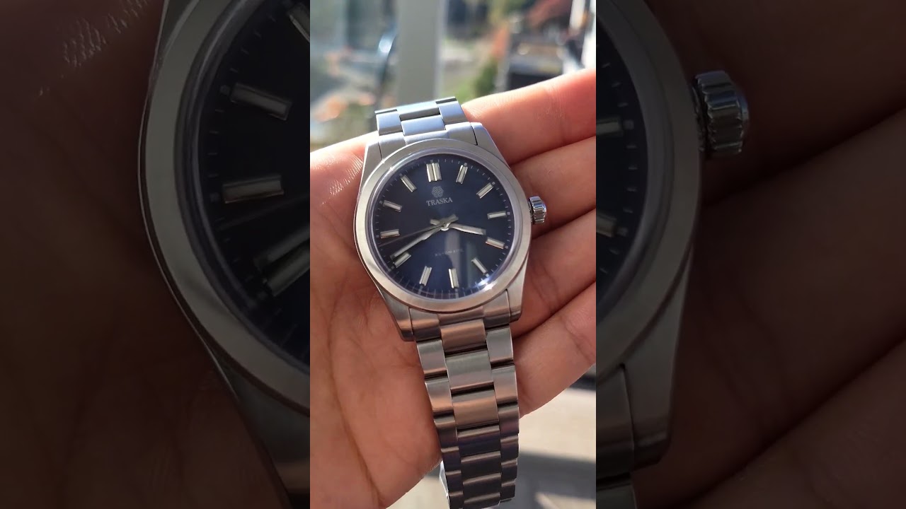Traska Commuter 36 mm blue dial - one of the most underrated microbrand watches out there.