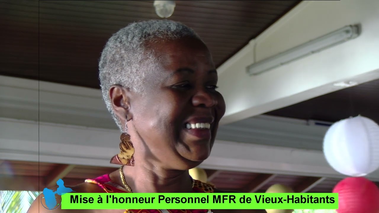 Mise a l'honneur de Personnel de la MFR de Vieux-Habitants