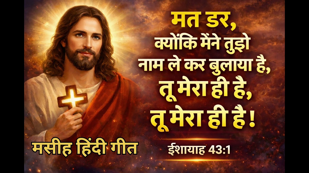 मत डर, क्योंकि मैंने तुझे नाम ले कर बुलाया है।। मसीह हिंदी भक्ति गीत।। #yahova Shalom।।