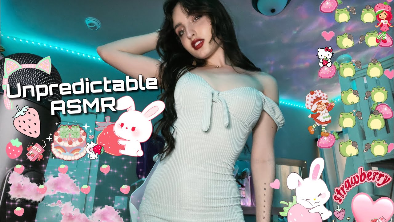 Unpredictable ASMR Trigger Assortment 🍓🐰( Mouth Sounds ) Fast & Aggressive ASMR