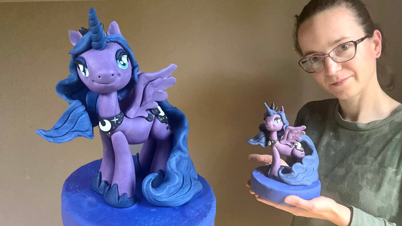 How to Sculpt Fondant My Little Pony - Luna