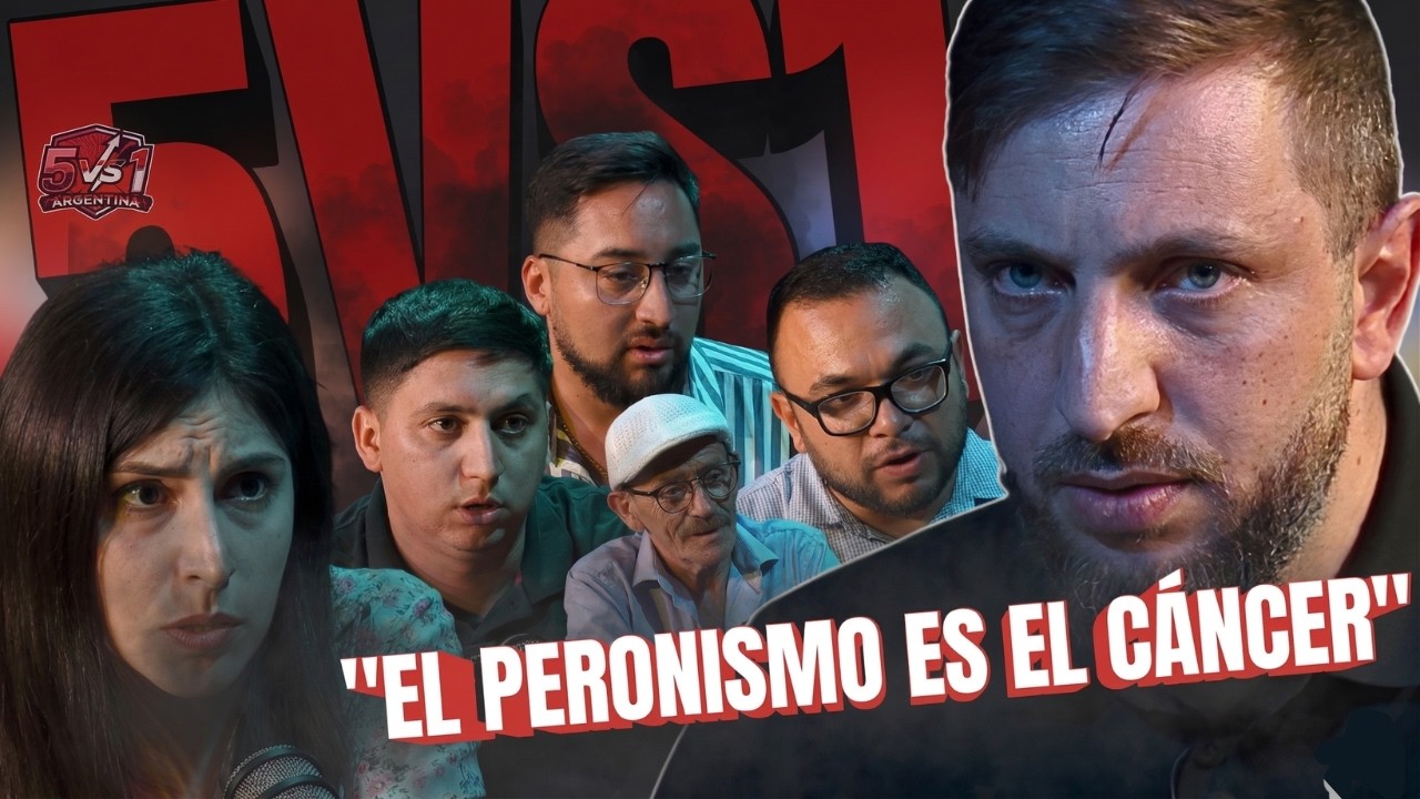 TIPITO ENOJADO enfrenta a CINCO PERONISTAS en un MEGA DEBATE | 5vs1 @TipitoEnojado