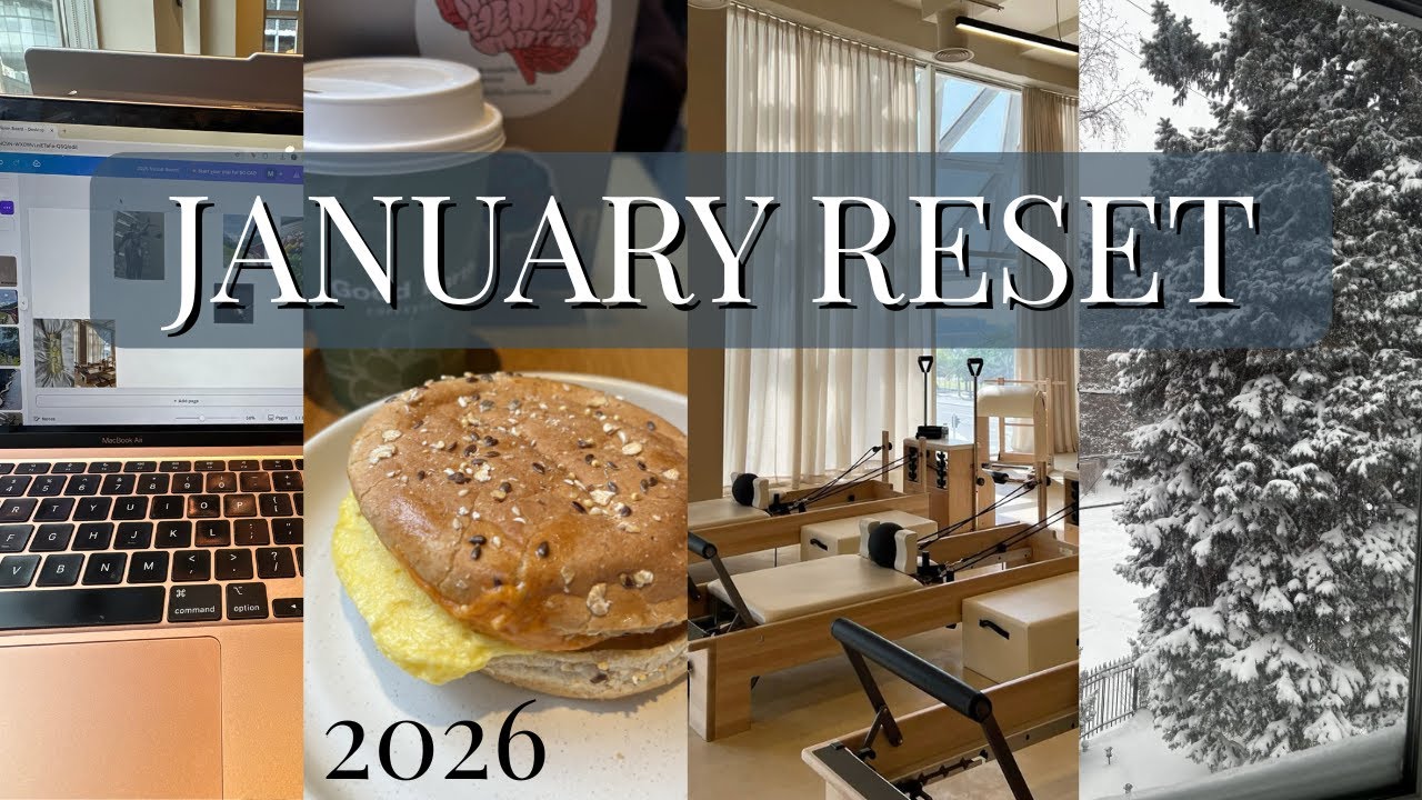 JANUARY RESET: organizing my life for 2026, cleaning my room, creating a vision board, goal setting 