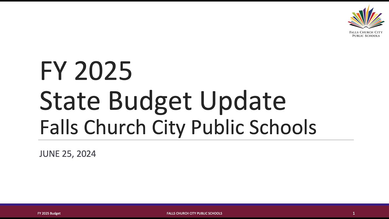 FY 2025 State Budget Update
