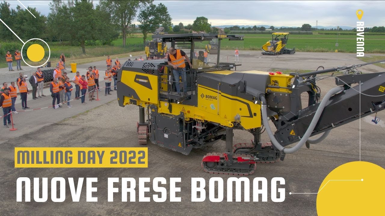 Presentazione nuove fresatrici Bomag BM 2000/65, BM 1000/35-2 e BM 500/15-2