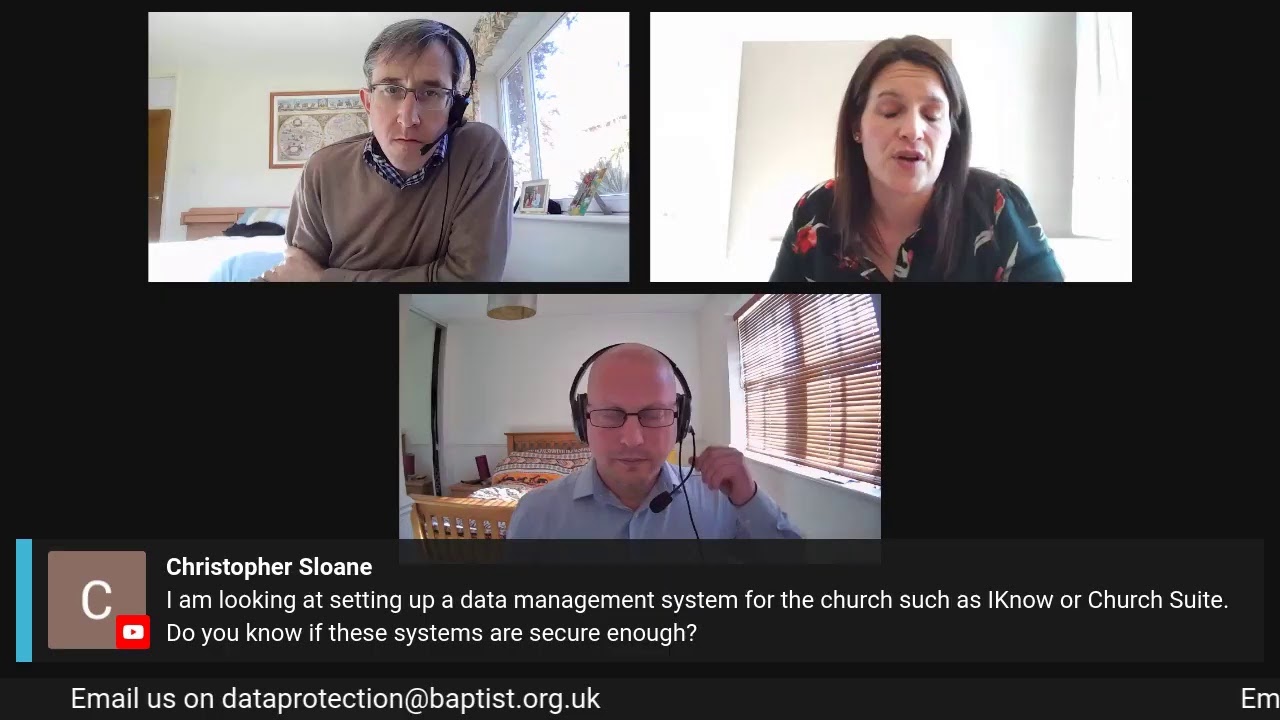 Data Protection for Baptist Churches