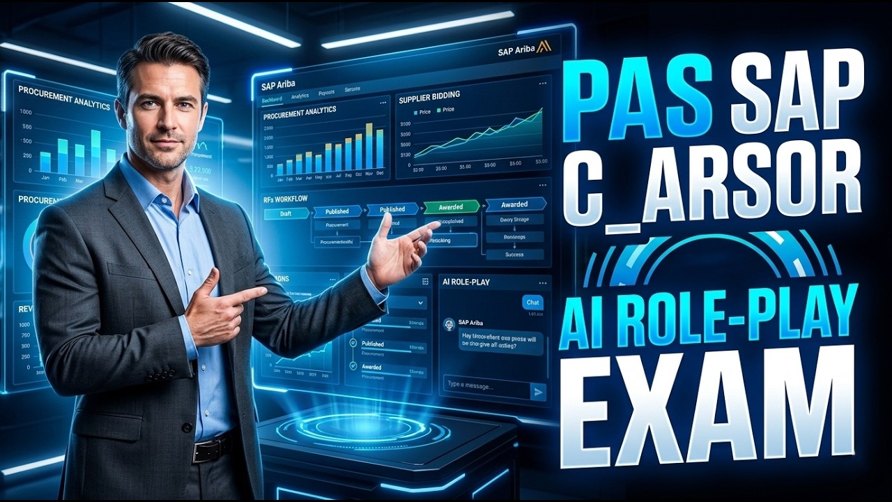 Pass SAP C_ARSOR Exam 2026 | SAP Ariba Sourcing AI Role-Play Scenarios & New SAP Exam Format
