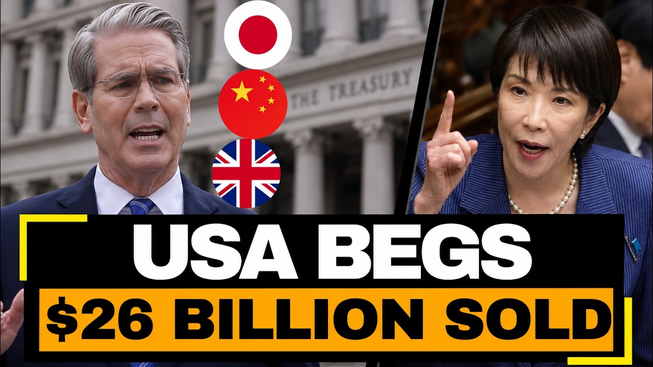 Japan DUMPS $26 Billion of US Bonds in a Single Month - America's Biggest Creditor Turns SELLER