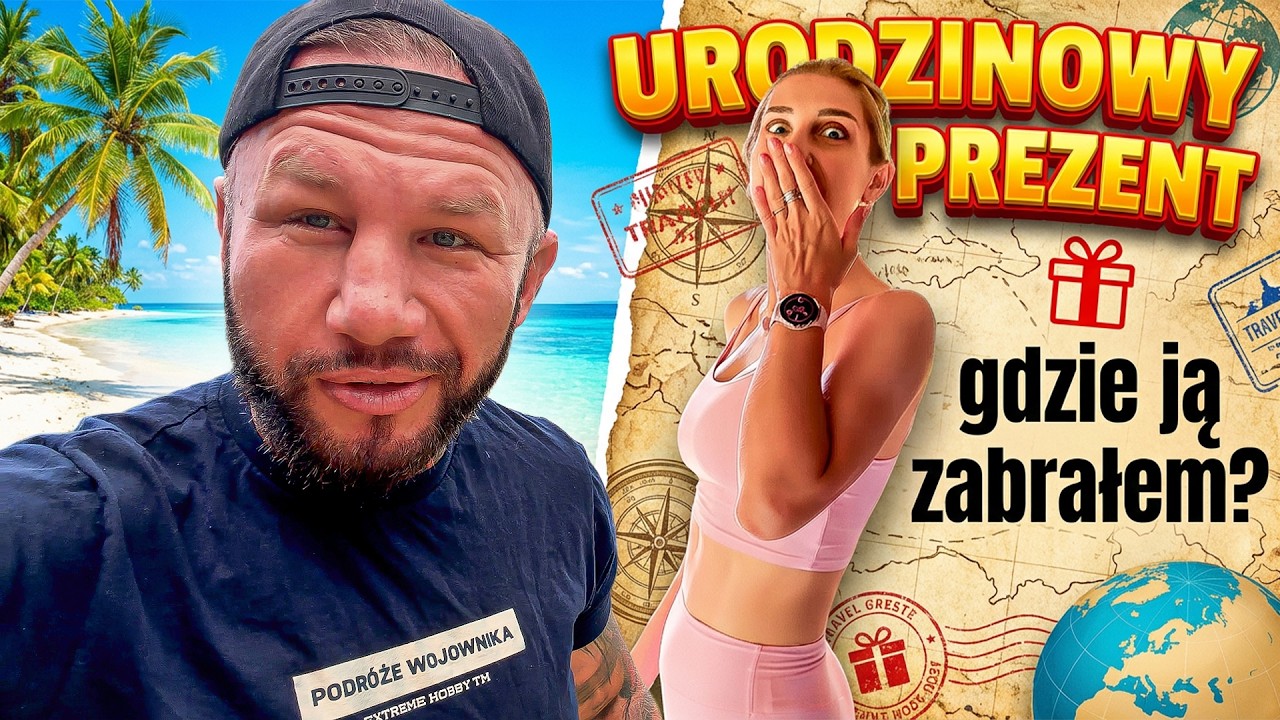 URODZINOWY PREZENT niespodzianka dla mojej Lali &ndash; zobaczcie, gdzie ją zabrałem! Cz.1
