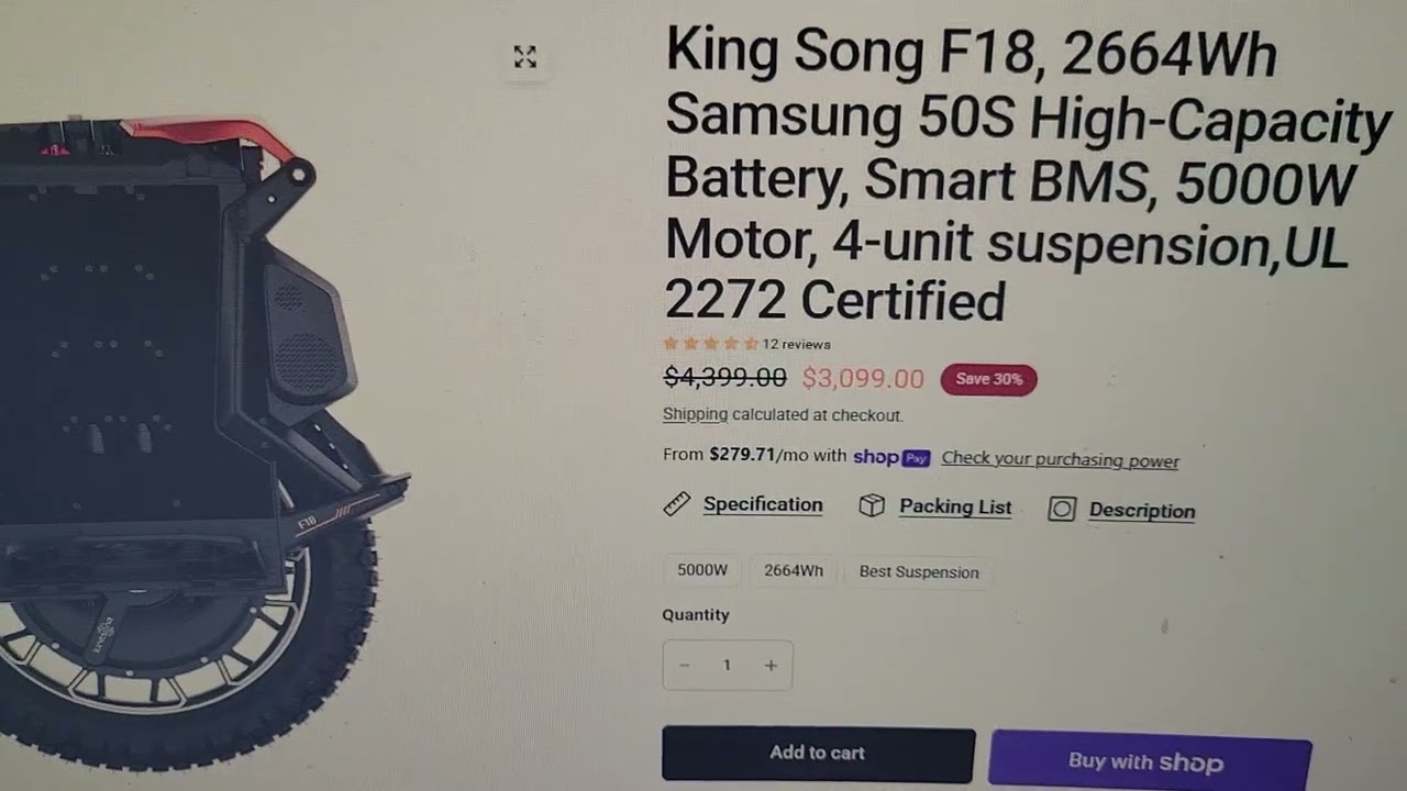 Wow KingSong UL certified their Wheels! EUC Electric Unicycle