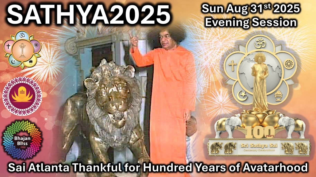LIVE: SATHYA2025 | Part 3 - Sun Aug 31st Evening | Atlanta, GA, USA